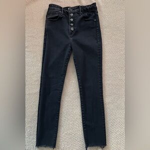 Abercrombie & Fitch Women's High Rise Black Skinny Jeans